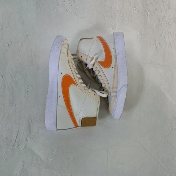 Nike Blazer Mid EMB Inspected By Swoosh Hot Curry DQ7674-001 - Picture 4 of 6